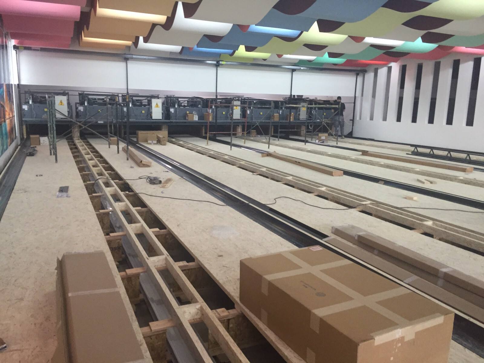 Bowling Alley Installation Work